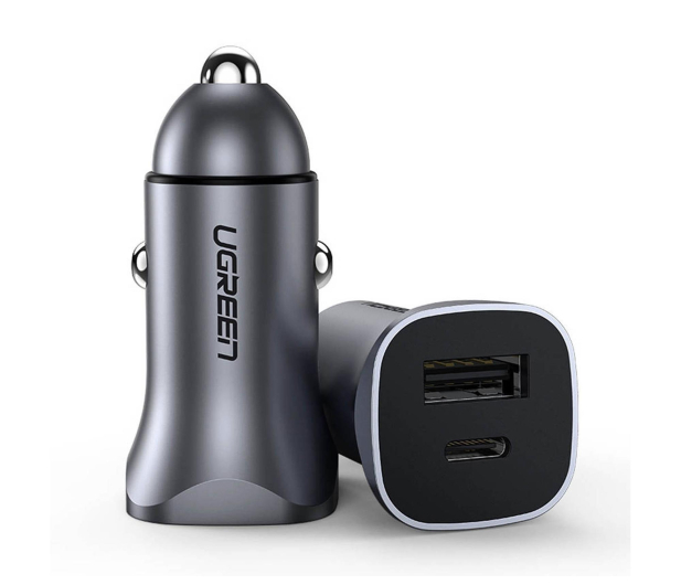 UGREEN Ładowarka samochodowa CD130 USB-A+PD 3.0 USB-C QC3.0 30W - 1488957 - zdjęcie